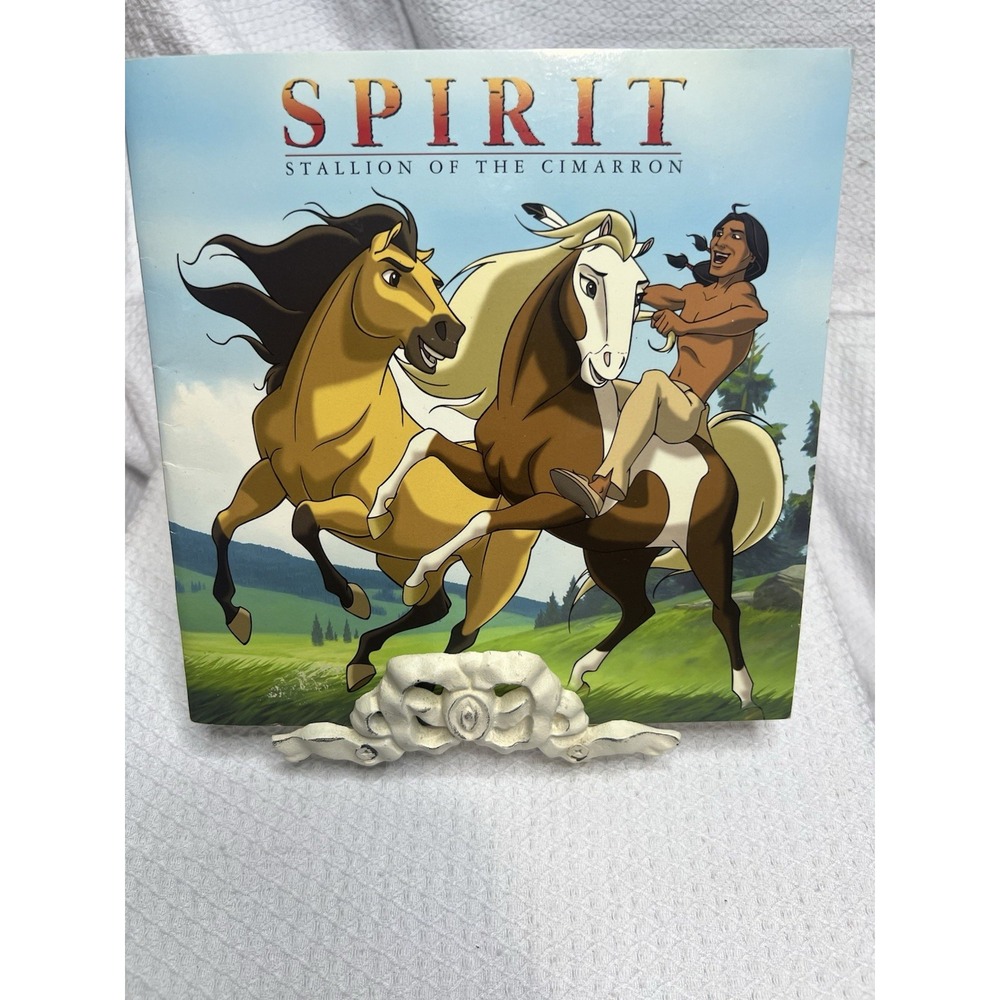 2002 Spirit Stallion of the Cimarron Book Mary Hogan 1st Edition Paperback 8x8